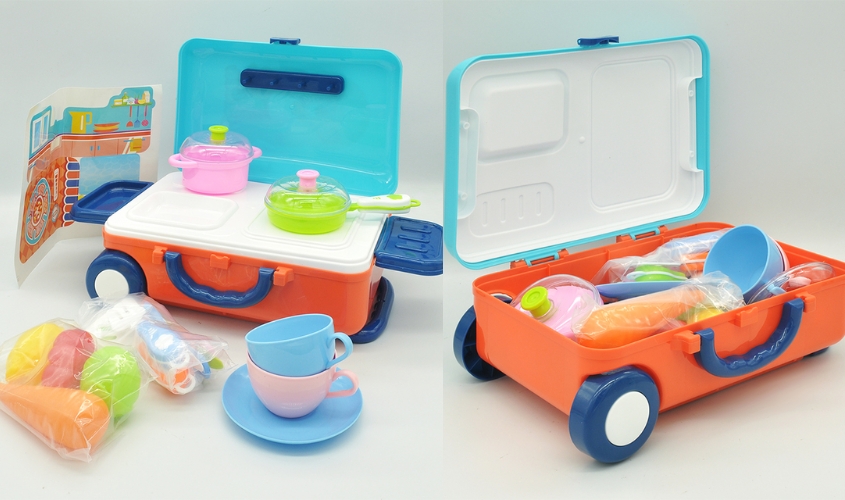 Bộ đồ chơi hộp kéo nhà bếp Duka DK81110 (23 chi tiết)