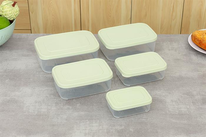 Bộ 5 hộp thực phẩm nhựa Inochi Hokkaido HIN.HOCN.BO13 có đa dạng dung tích cho bạn sử dụng theo nhu cầu