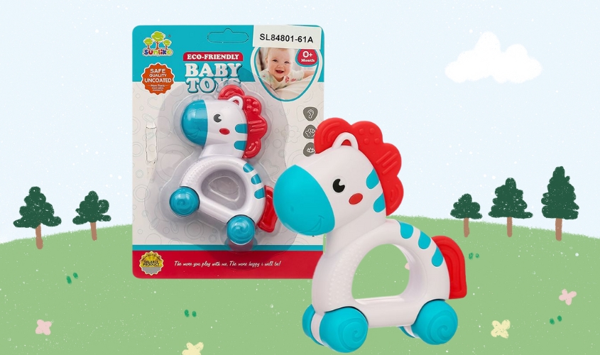 Đồ chơi lục lạc ngựa vằn SUNLIKE BABY TOYS SL84801-61A