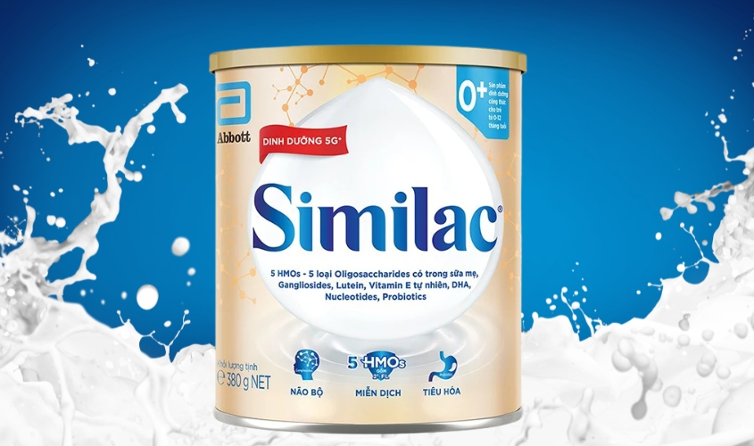 Sữa bột Similac 5G 0+ 380g