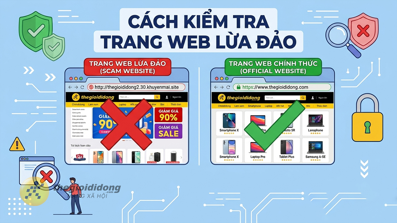 Cách kiểm tra trang web lừa đảo Cách kiểm tra trang web lừa đảo