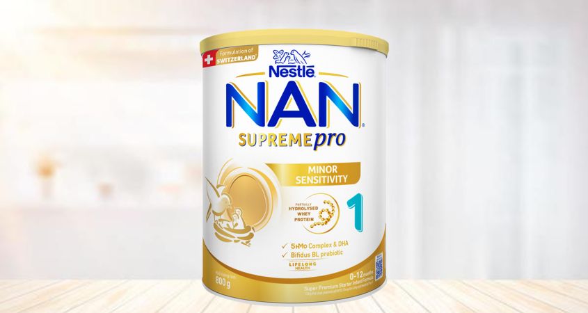 Sữa bột NAN Supremepro số 1 800g (0 - 12 tháng)