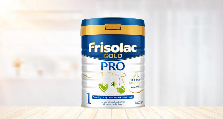 Sữa bột Frisolac Gold Pro số 1 800g (0 - 6 tháng)