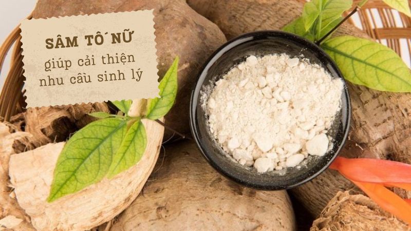 Bổ sung sâm tố nữ giúp bạn điều hòa nội tiết tố và cải thiện nhu cầu sinh lí