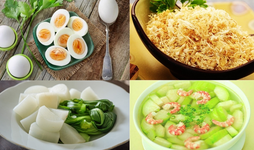 Mâm cơm cữ thanh đạm cho mẹ bỉm đủ chất