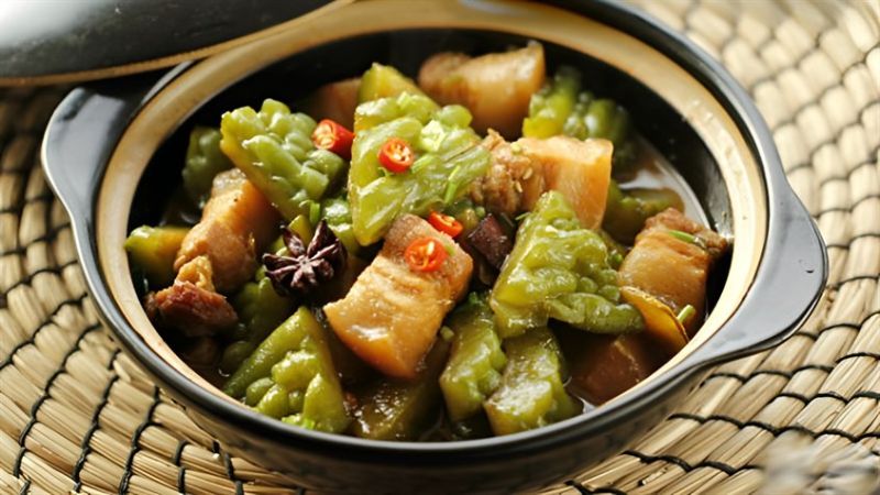 Món mướp đắng kho thịt dành cho những ngày nhạt miệng