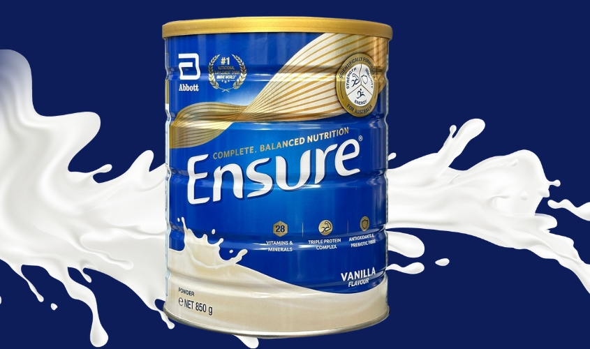 Sữa bột Ensure Úc phù hợp cho người mới ốm dậy Sữa bột Ensure Úc phù hợp cho người mới ốm dậy
