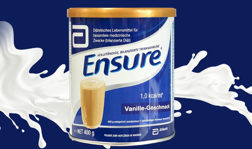 Sữa bột Ensure Đức dễ hấp thu, phù hợp với người có hệ tiêu hóa nhạy cảm Sữa bột Ensure Đức dễ hấp thu, phù hợp với người có hệ tiêu hóa nhạy cảm