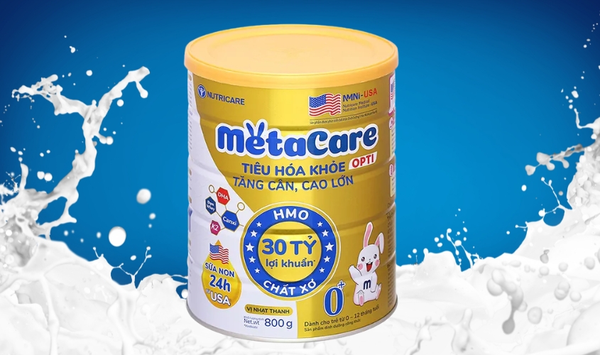 Sữa bột MetaCare Opti 0+ (sữa non) 800g (0 - 12 tháng)