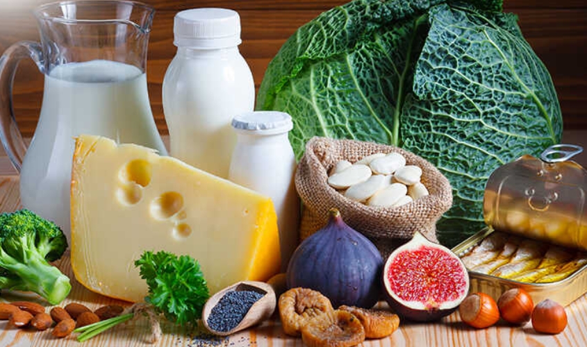 Thực phẩm bổ sung canxi