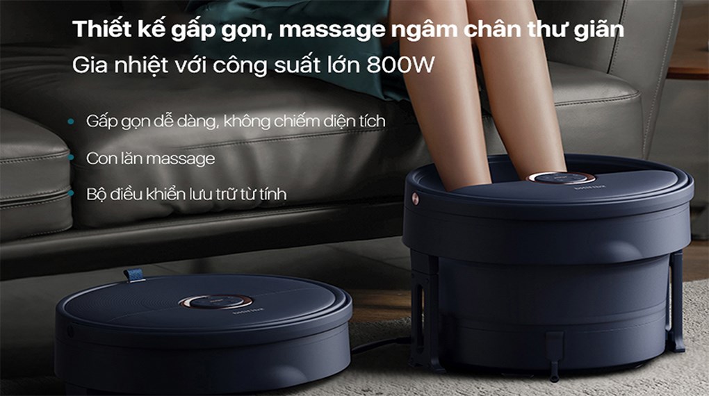Bồn ngâm chân massage Philips PPM6501 mang đến cảm giác thư giãn và tăng cường khả năng lưu thông máu Bồn ngâm chân massage Philips PPM6501 mang đến cảm giác thư giãn và tăng cường khả năng lưu thông máu
