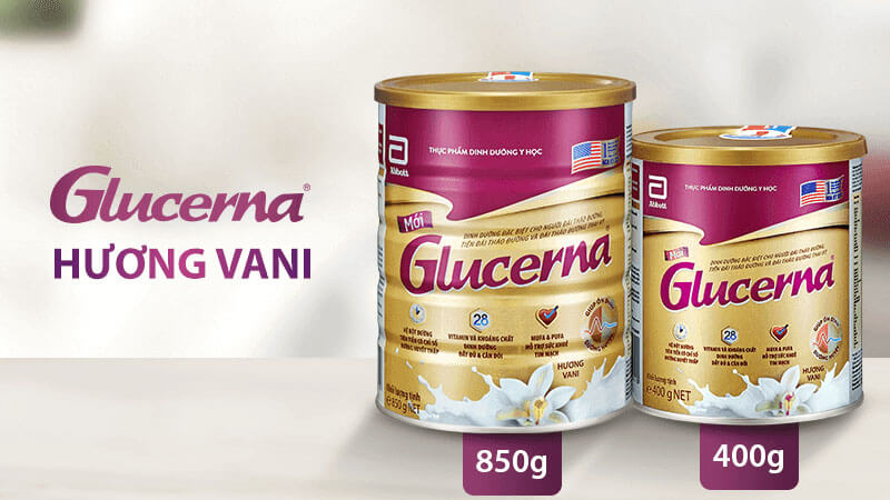 Glucerna kiểm soát tốt đường huyết
