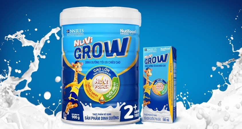 Sữa NuVi Grow được nghiên cứu phù hợp cho thể trạng của trẻ em Việt Nam Sữa NuVi Grow được nghiên cứu phù hợp cho thể trạng của trẻ em Việt Nam