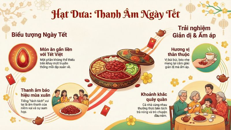Hạt dưa - Món ăn gắn liền ngày Tết Việt