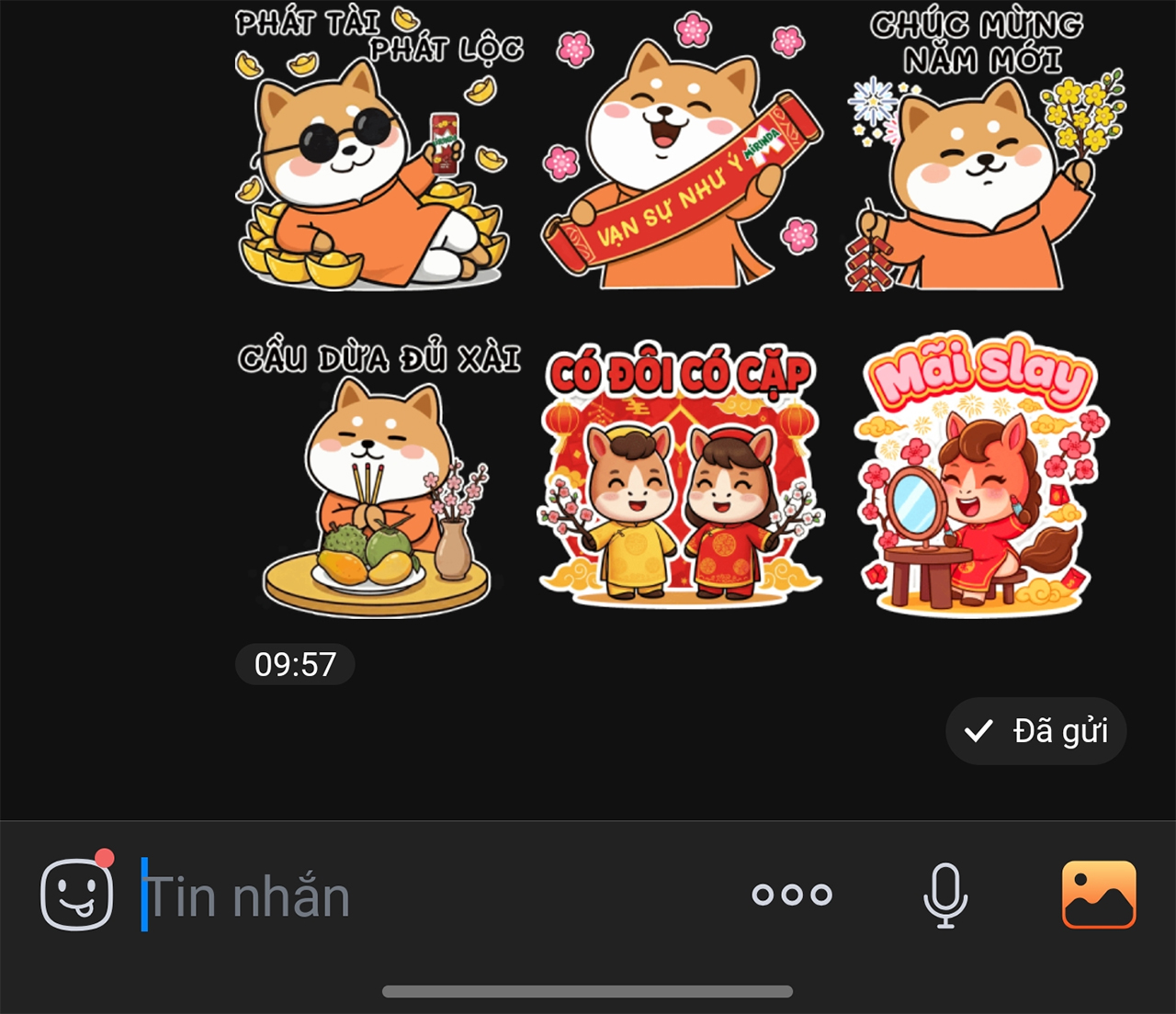 Cách Tải Sticker Tết Zalo 2026