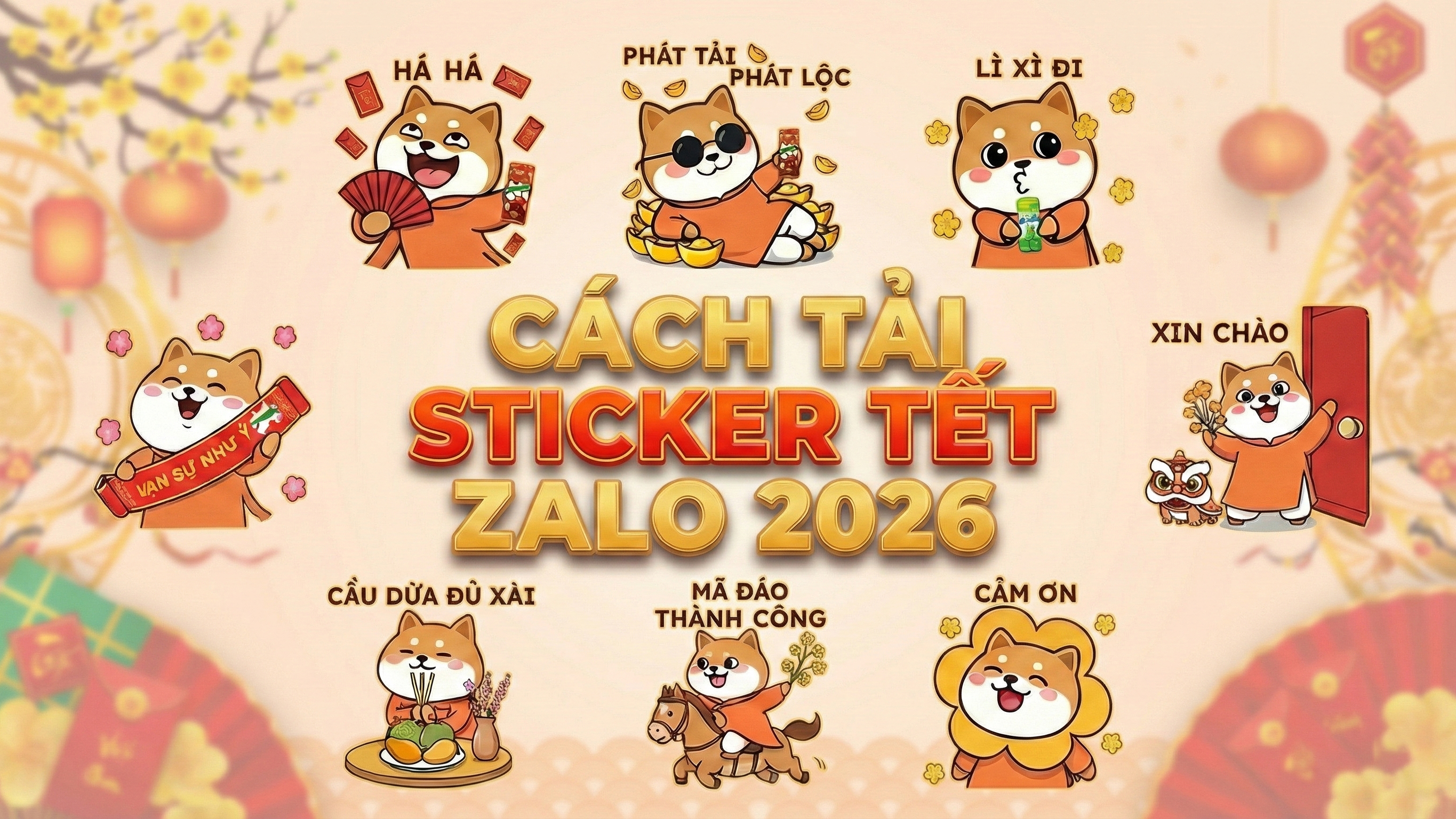 Cách Tải Sticker Tết Zalo 2026