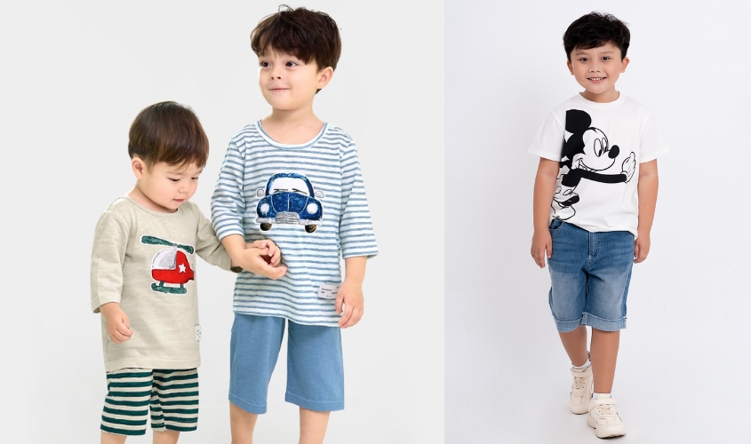 Chọn quần lửng cho bé trai dạo Tết thêm phần năng động