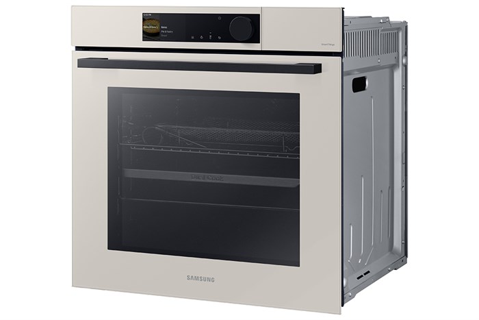 Lò nướng âm Samsung Bespoke 76 lít công suất mạnh 3650–3950W, nướng đối lưu, khoang tráng men Ceramic