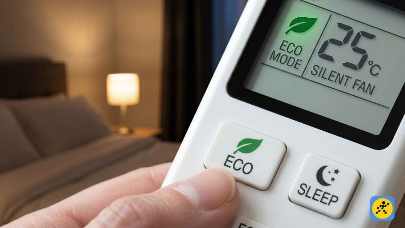 Mức nhiệt từ 25 – 27°C vừa đảm bảo sự thoải mái, vừa giúp máy vận hành bền bỉ hơn