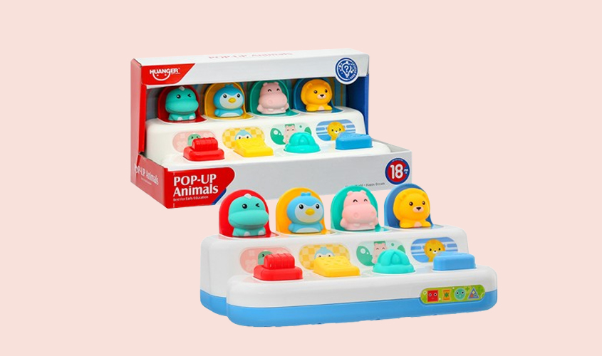 Đồ chơi thú vui nhộn âm nhạc Huanger 3LHE8075 Đồ chơi thú vui nhộn âm nhạc Huanger 3LHE8075