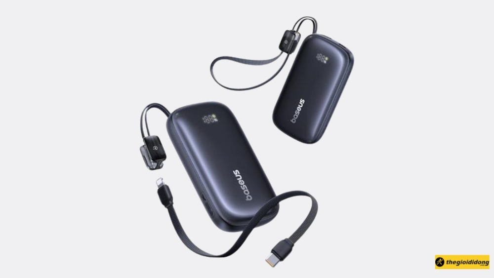 Baseus Qpow 3 Ultra 22.5W PPFLS-1022 k&egrave;m C&aacute;p Lightning v&agrave; Type C