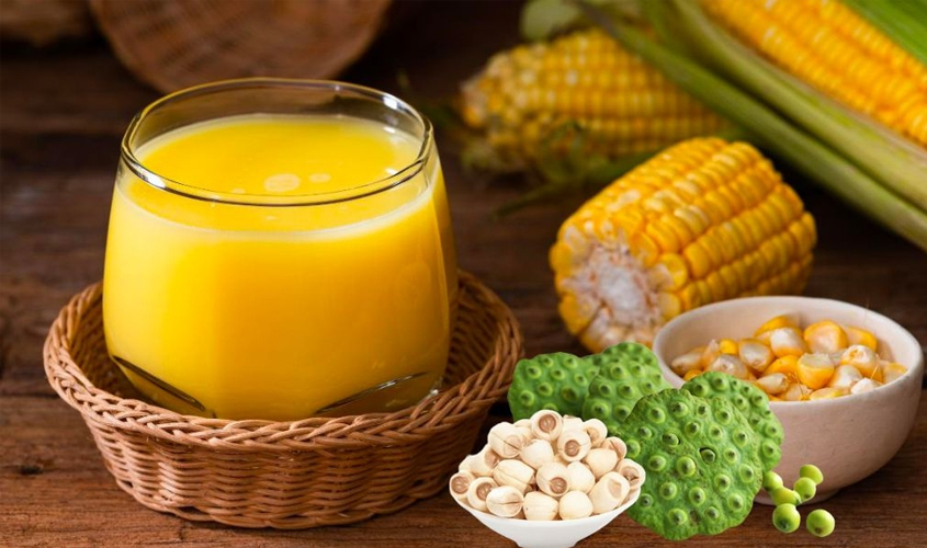 Sữa hạt sen bắp có hương vị vô cùng thơm ngon