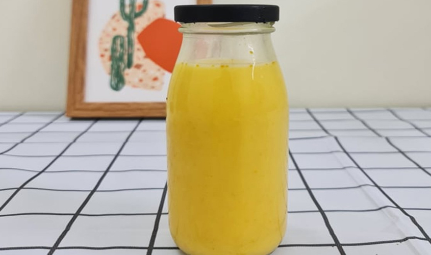 Hình minh họa sữa bí đỏ hạt sen