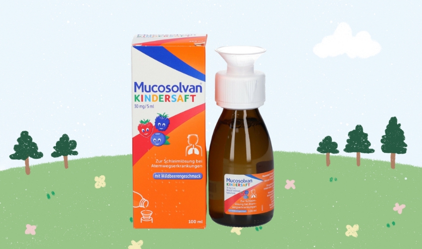 Siro ho cho bé 2 tuổi Mucosolvan