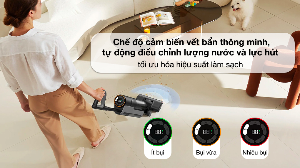 Dreame H12 Pro tích hợp nhiều tiện ích thông minh, tiện lợi