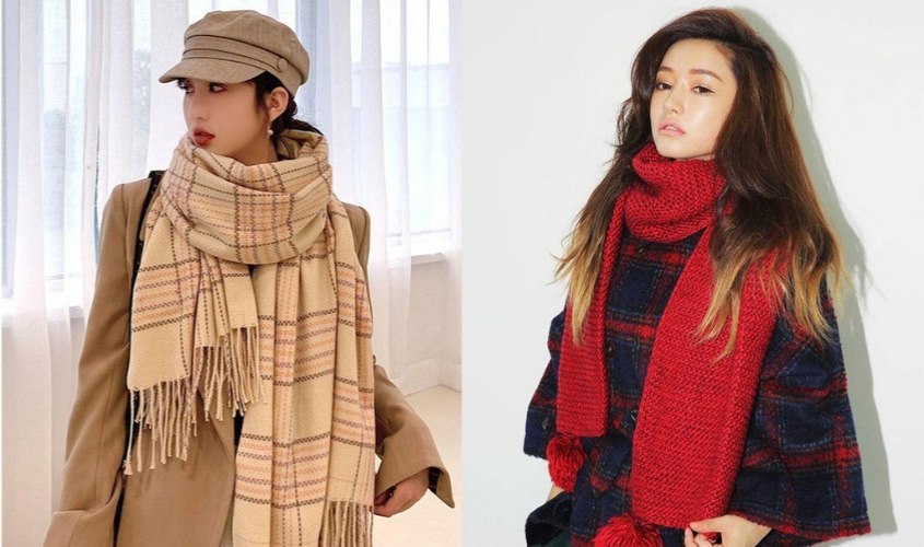 Khăn choàng là một gợi ý về quà tặng 8/3 cho cô giáo