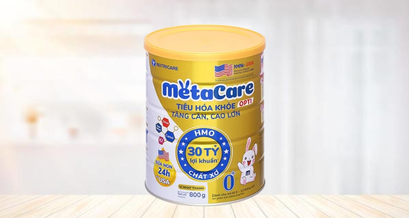 Sữa bột MetaCare Opti 0+ (sữa non) 800g (0 - 12 tháng)