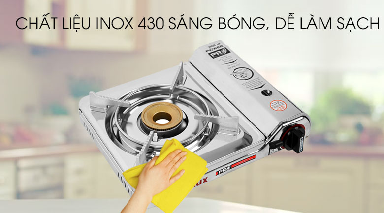 Bếp gas mini Namilux NH-P3031AS vỏ inox 430 sáng bóng, nhỏ gọn tiện lợi