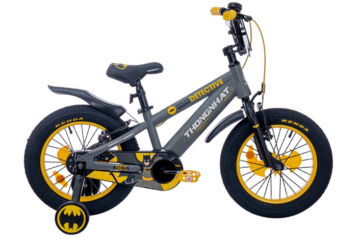 Xe Đạp Trẻ Em Nam Thống Nhất Batman 16 inch thiết kế chuông giúp người dùng đạp xe an toàn hơn