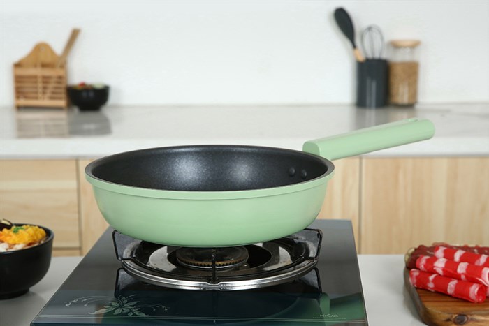 Chảo nhôm chống dính Elmich Hera II EL-5941GY24 24cm, màu xám, tay cầm Bakelite