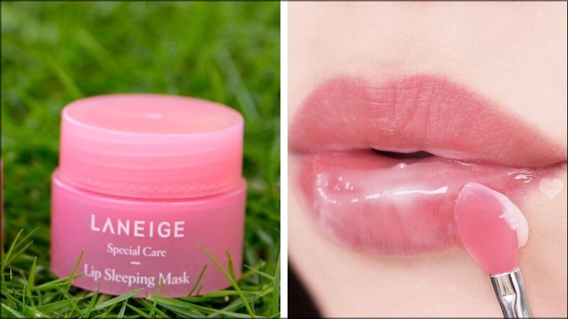 Sử dụng mặt nạ cho môi trước khi ngủ