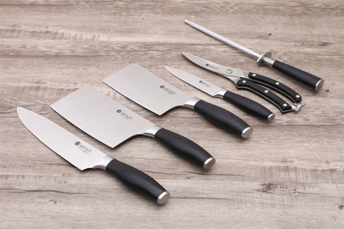 Bộ dao kéo inox Elmich EL3800 sắc bén, inox 304 bền đẹp