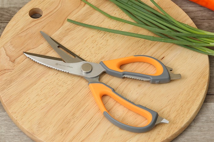 Kéo nhà bếp đa năng thép không gỉ BHX LD-893C hỗ trợ mở nắp chai, lon bia