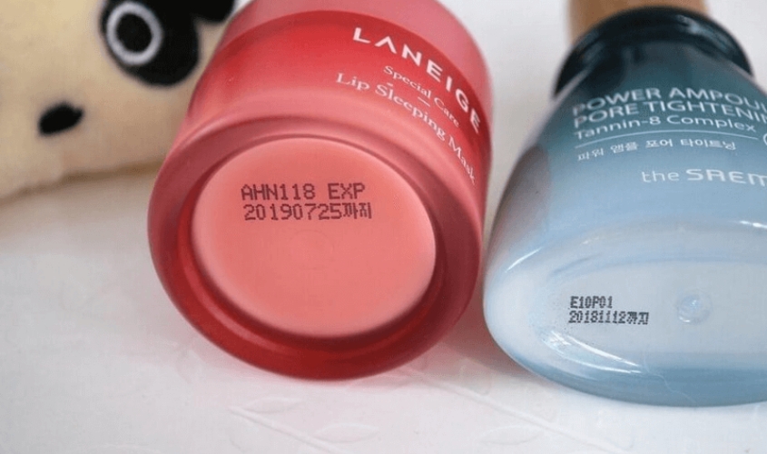 Xem hạn sử dụng mỹ phẩm dựa vào ký hiệu EXP