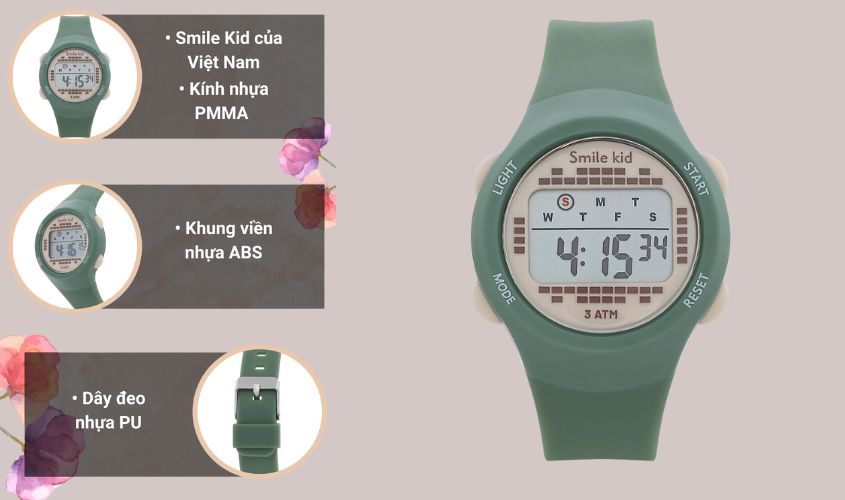 Đồng hồ Smile Kid 36 mm Trẻ em SL400-04SG có khả năng chống khi đi mưa