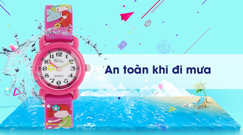 Đồng hồ trẻ em Smile Kid 30 mm chống nước SL028-01