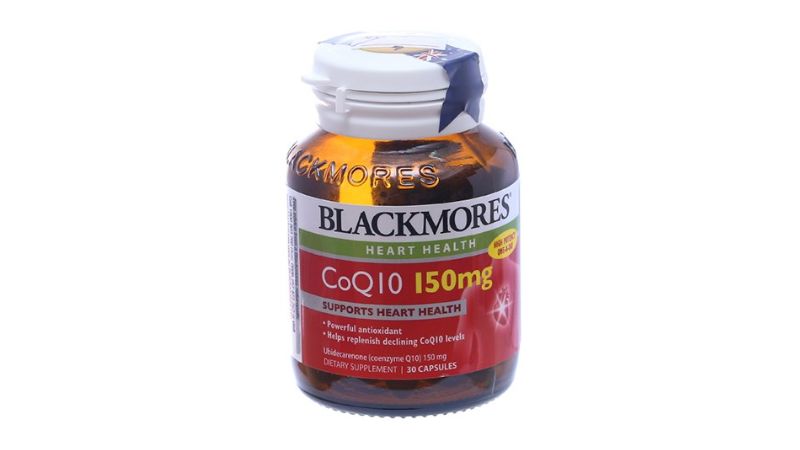 Blackmores CoQ10 150mg hỗ trợ tim mạch lọ 30 viên