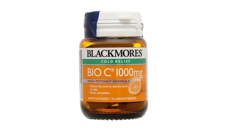 Blackmores Bio C 1000mg hỗ trợ tăng đề kháng lọ 31 viên