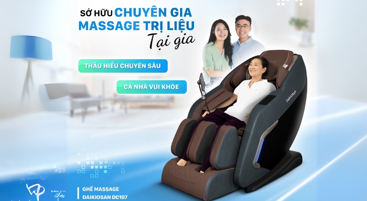 Ghế massage Daikiosan DC107 Ghế massage Daikiosan DC107