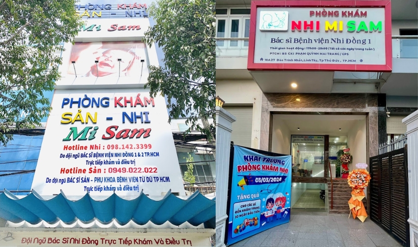 Phòng khám Nhi Mi Sam Phòng khám Nhi Mi Sam