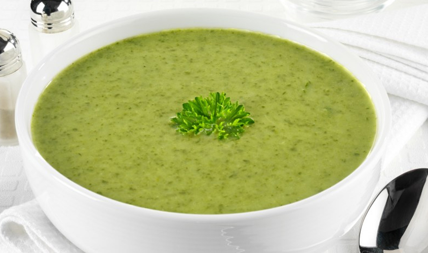 Hình minh họa cháo óc heo rau ngót