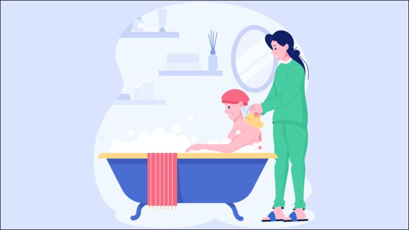 Người bệnh Alzheimer có thể quên cả cách mặc quần áo hay tắm rửa và cần được hỗ trợ nhiều