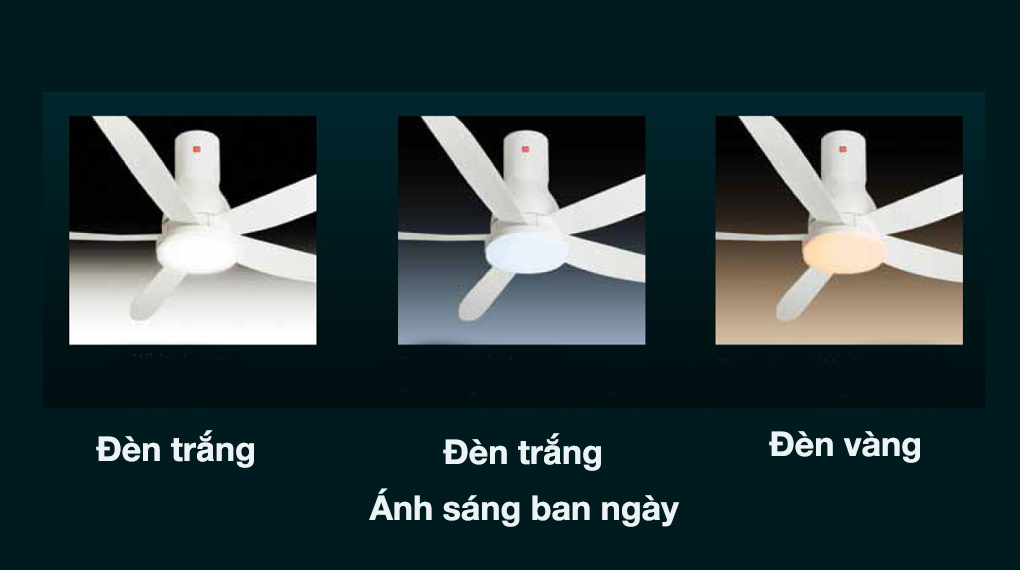 Quạt trần KDK 5 cánh DC inverter U60FW(SIL) 37W