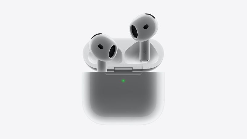 Kích thước AirPods 4 đã được thu nhỏ khoảng 10% - Nguồn Apple