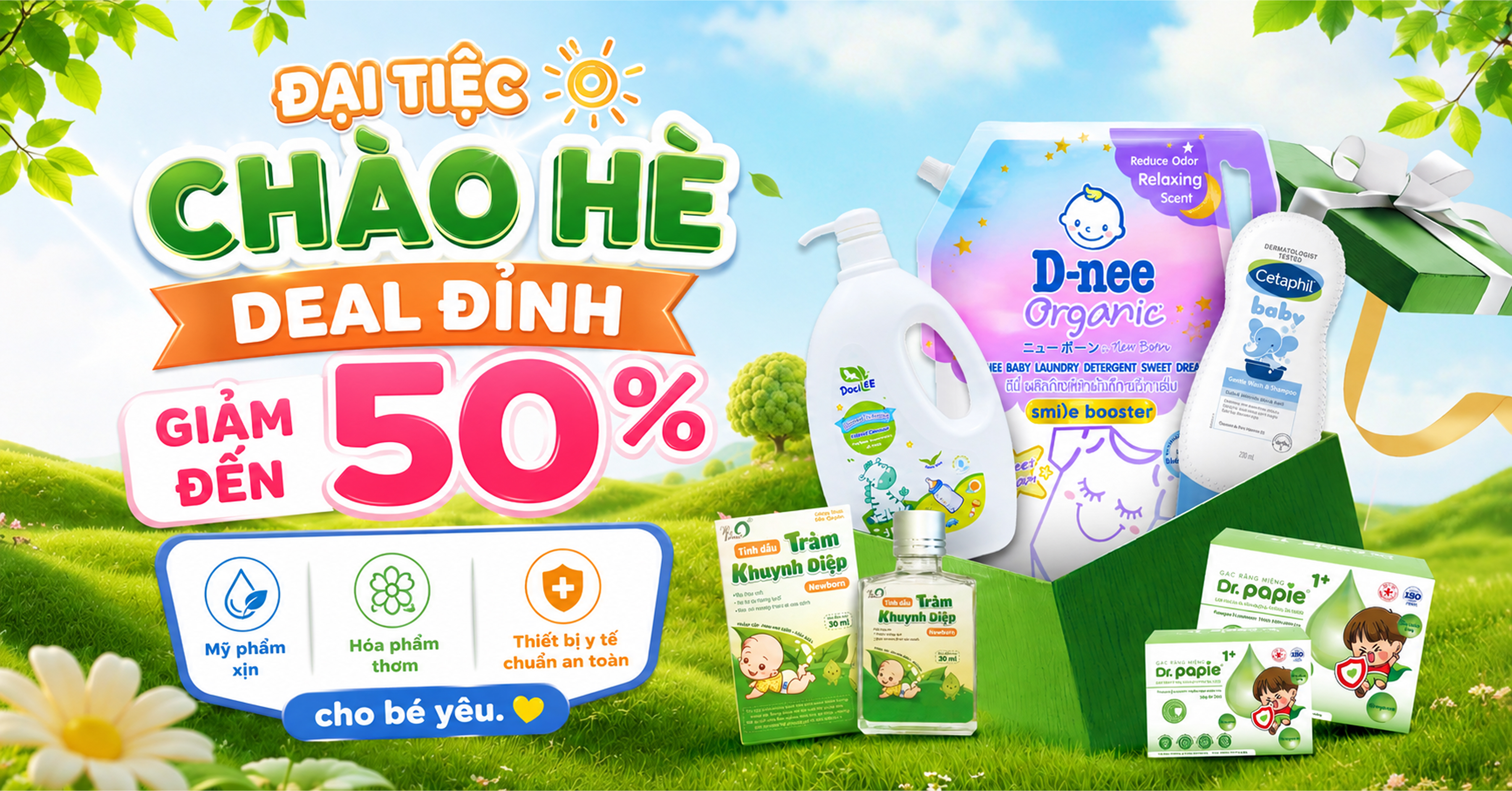 AVAKids sale sốc mỹ phẩm xịn, hóa phẩm thơm, thiết bị y tế