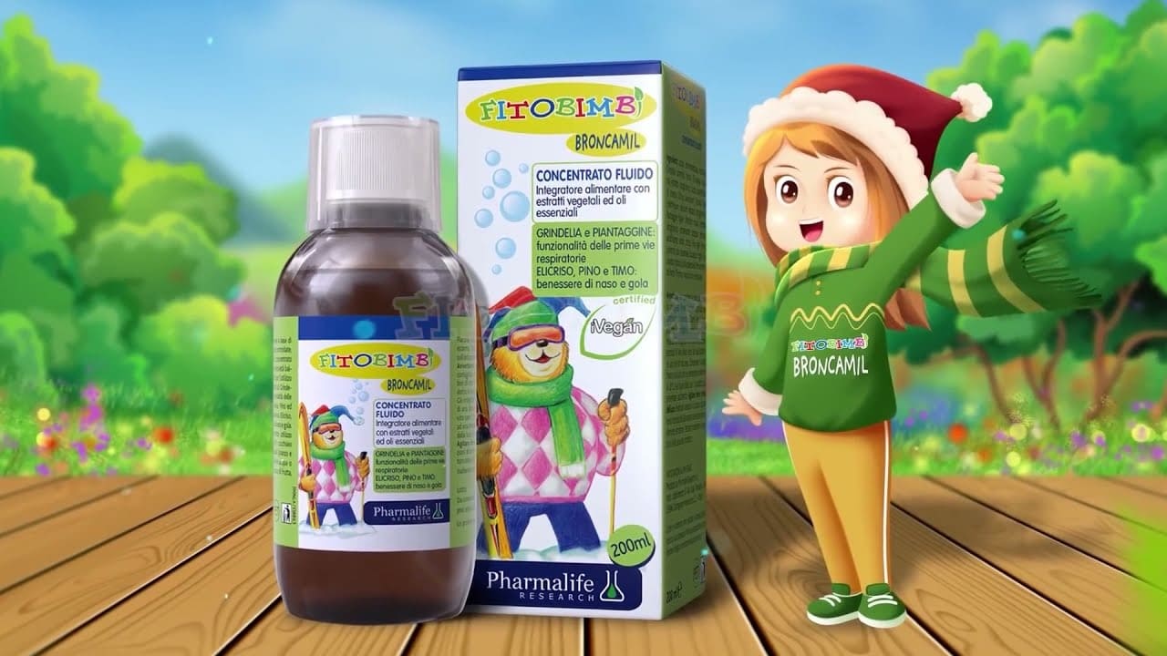 Siro Fitobimbi Broncamil giảm ho, giảm đờm cho bé chai 200ml